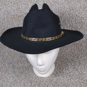 Western Express Kids Black Felt Western Cowboy Hat
